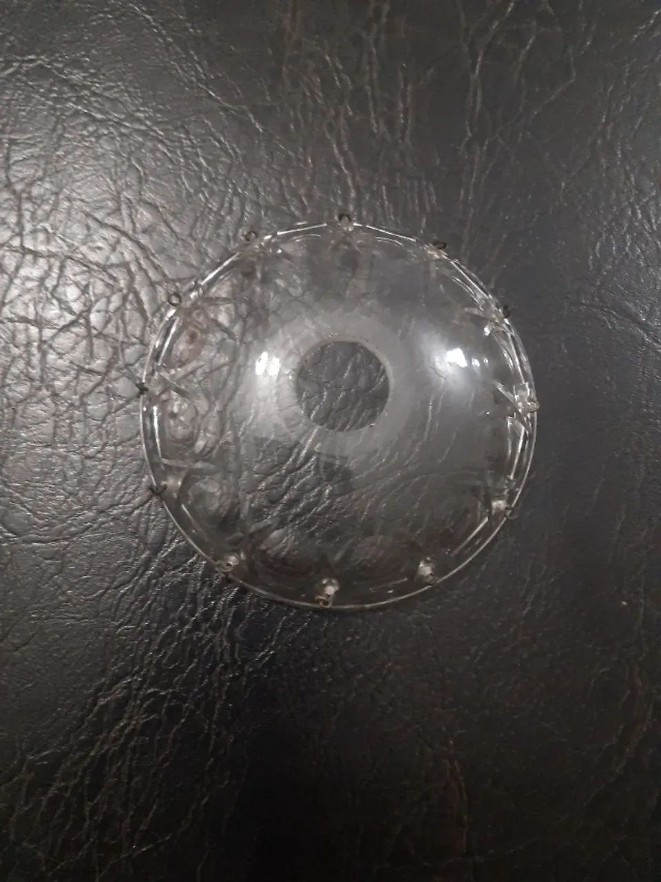 5 bobeches para lustre de cristal 