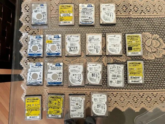 Lote de HDDs - 2.5" - Notebook / Laptop
