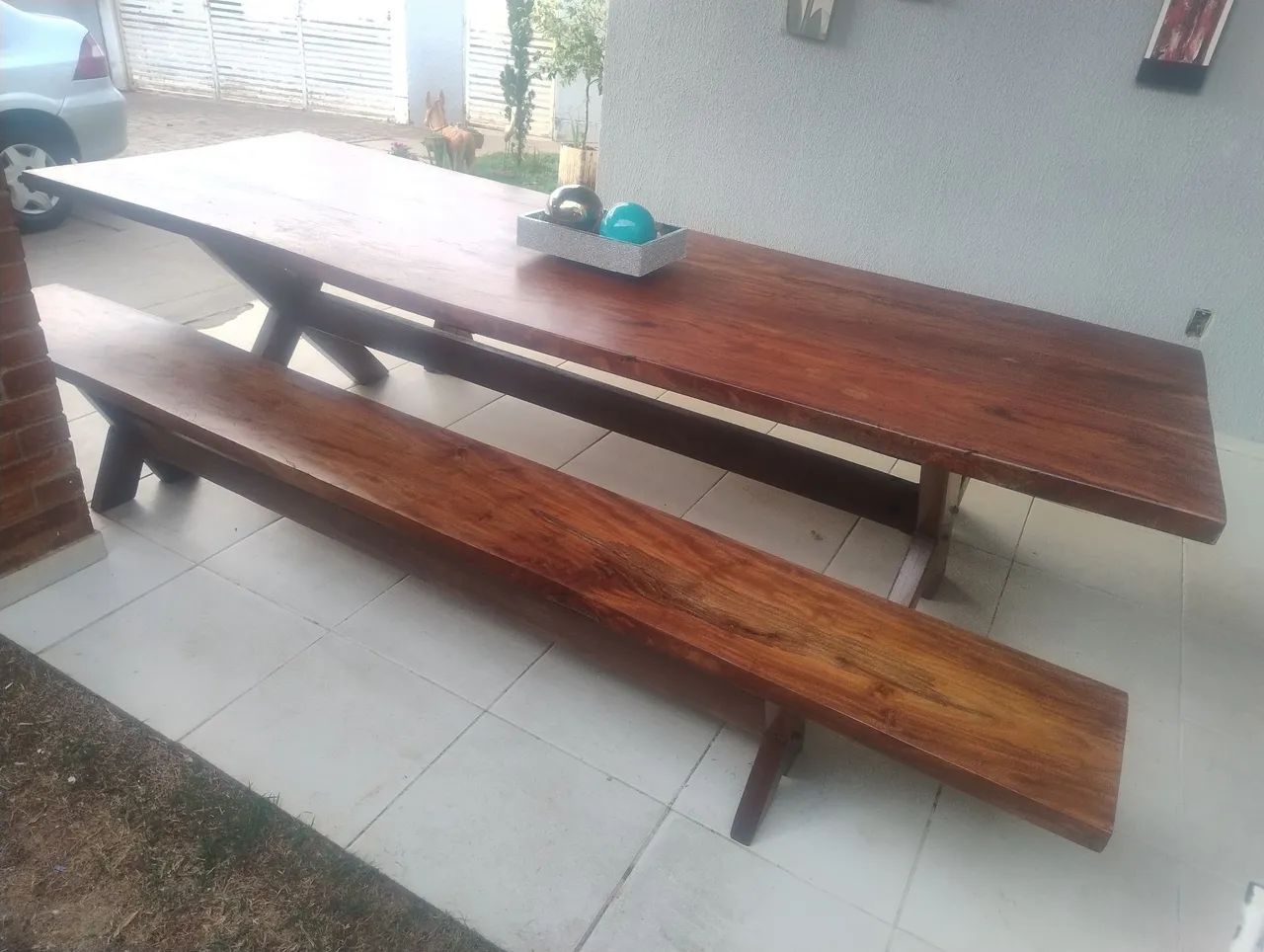 mesa de madeira maciça  - Foto 5