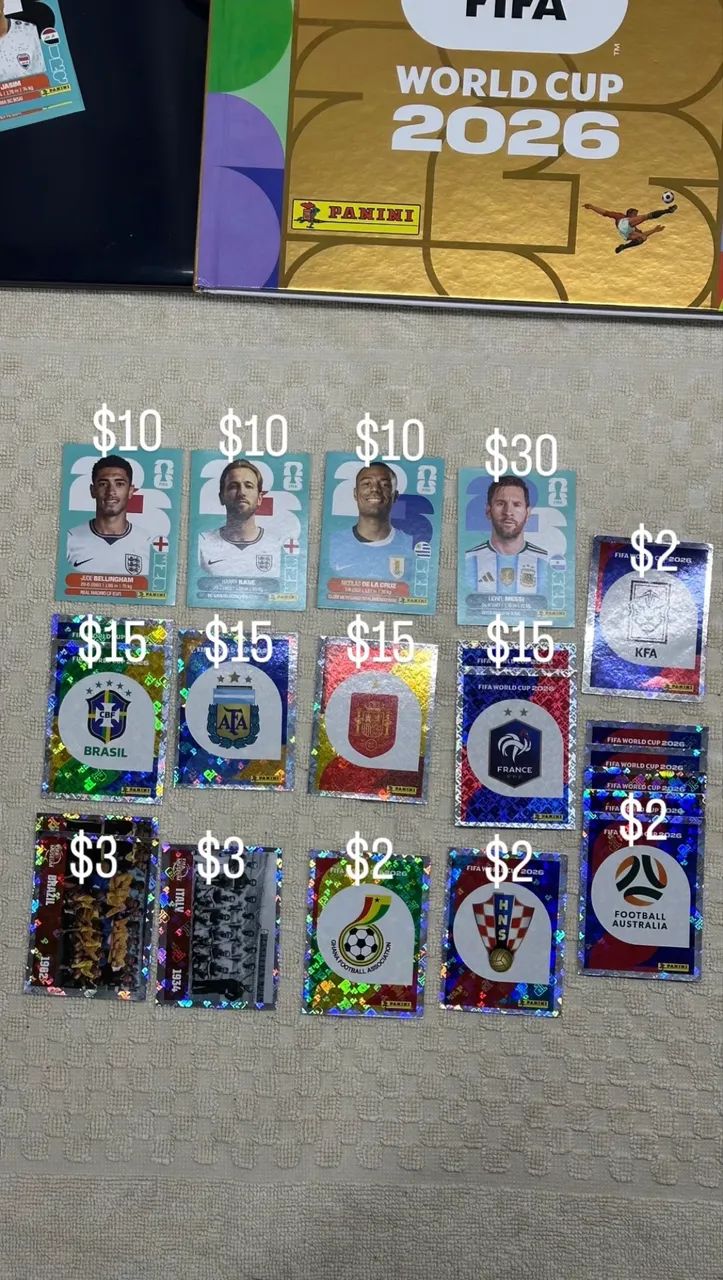 Figurinhas copa 2026