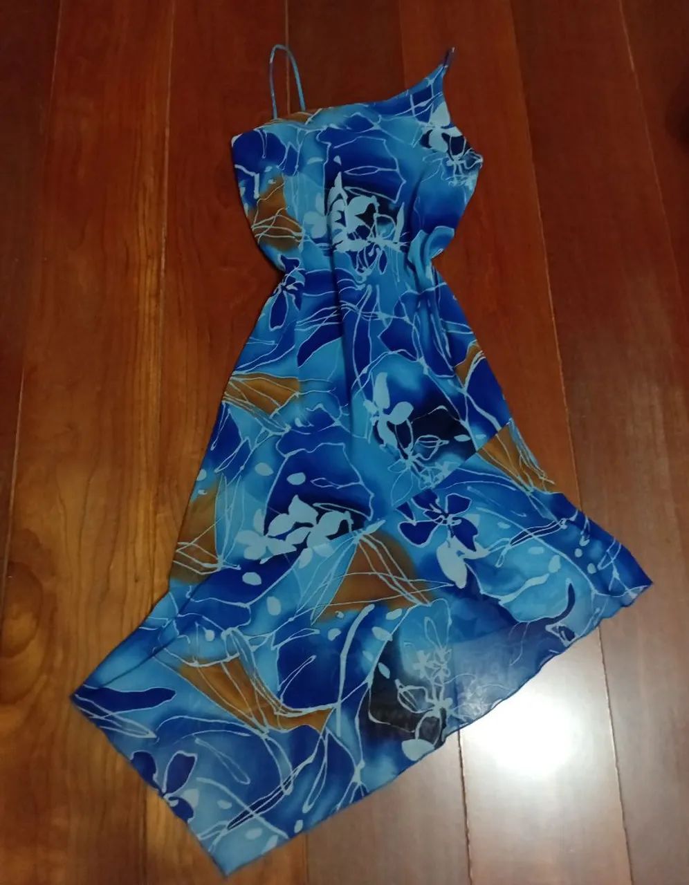 Vestido vintage azul - Foto 4