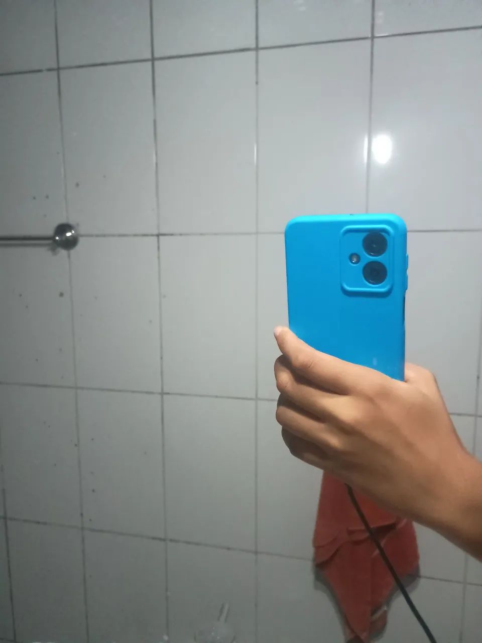 Telefone com carregador e caixa e nota fiscal