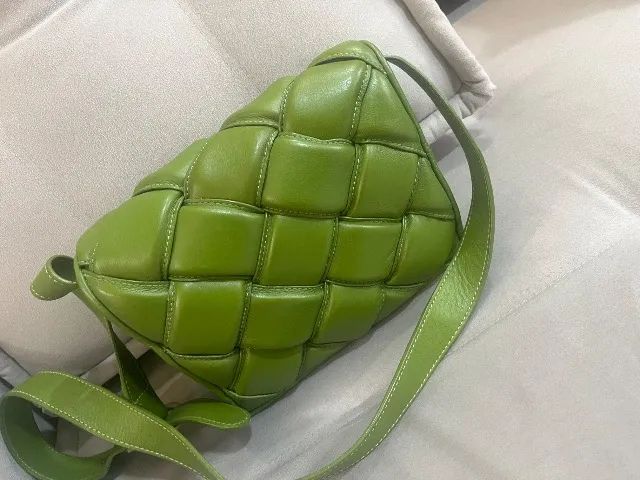 Bolsa Arezzo Verde em Couro Trançado - Foto 2