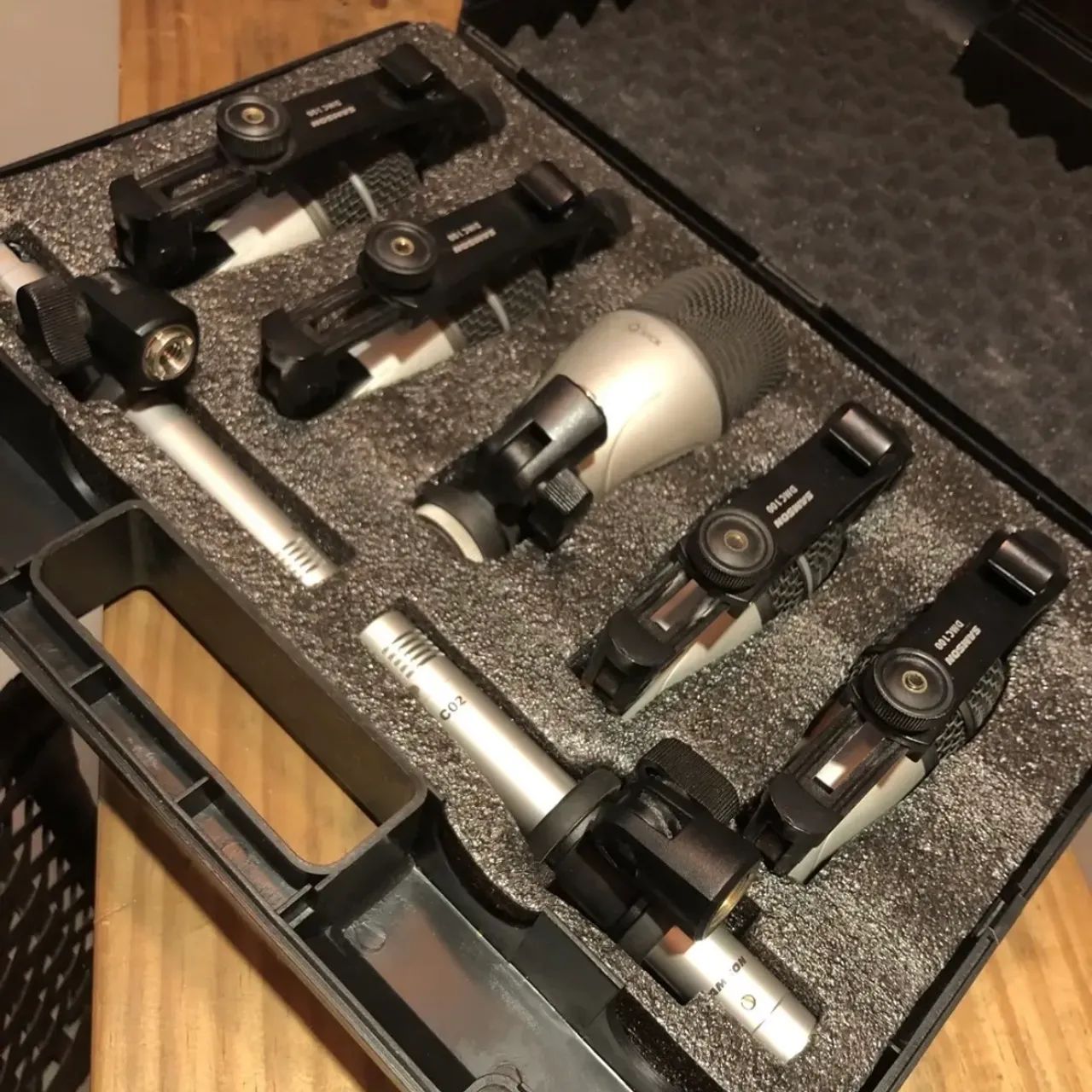 Kit Microfone Bateria Samson Dmc 100 - Kit 7 Cor Cinza - Foto 3