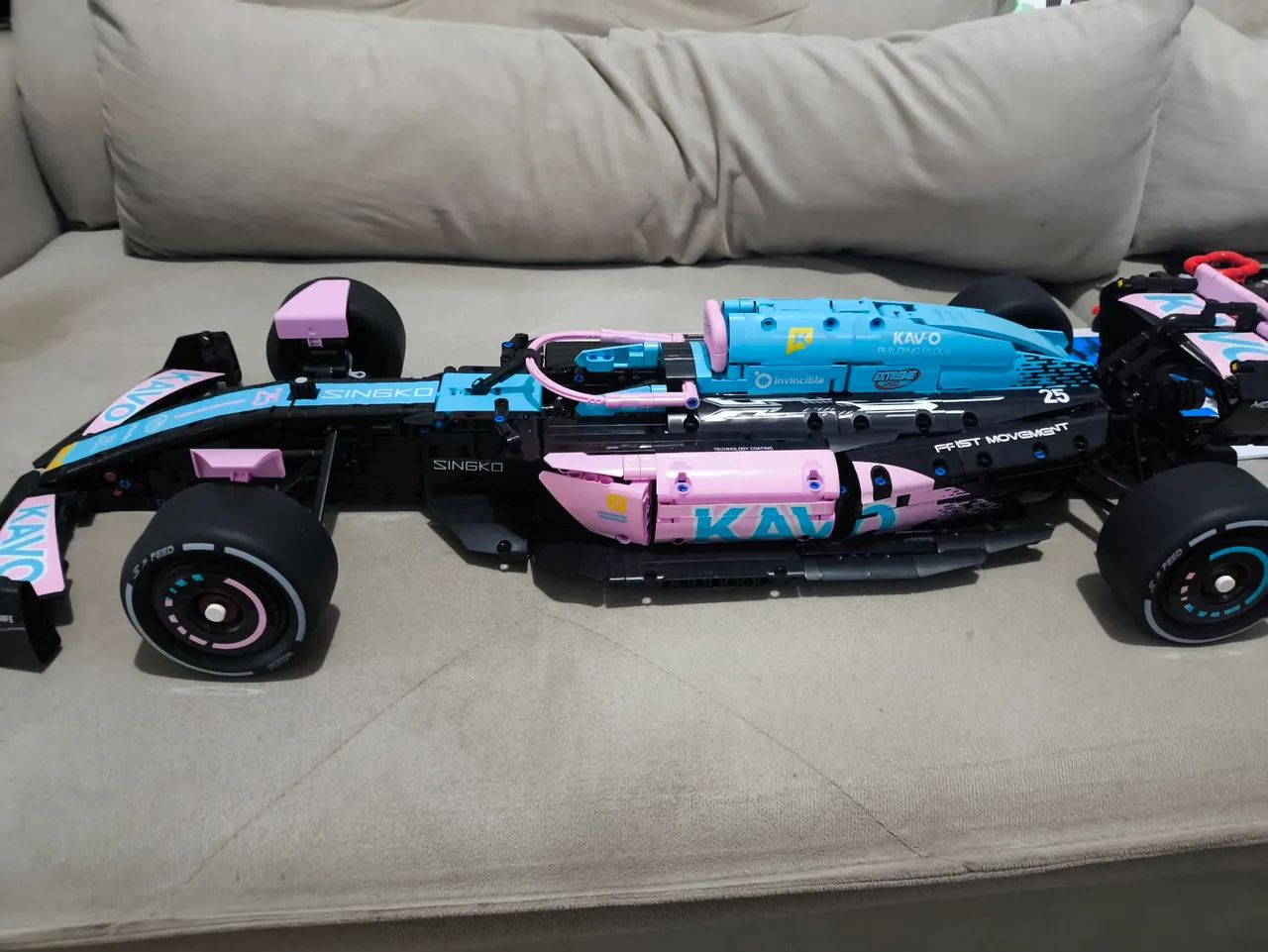 Carrinho Lego formula 1 f1 com manual  - Foto 2