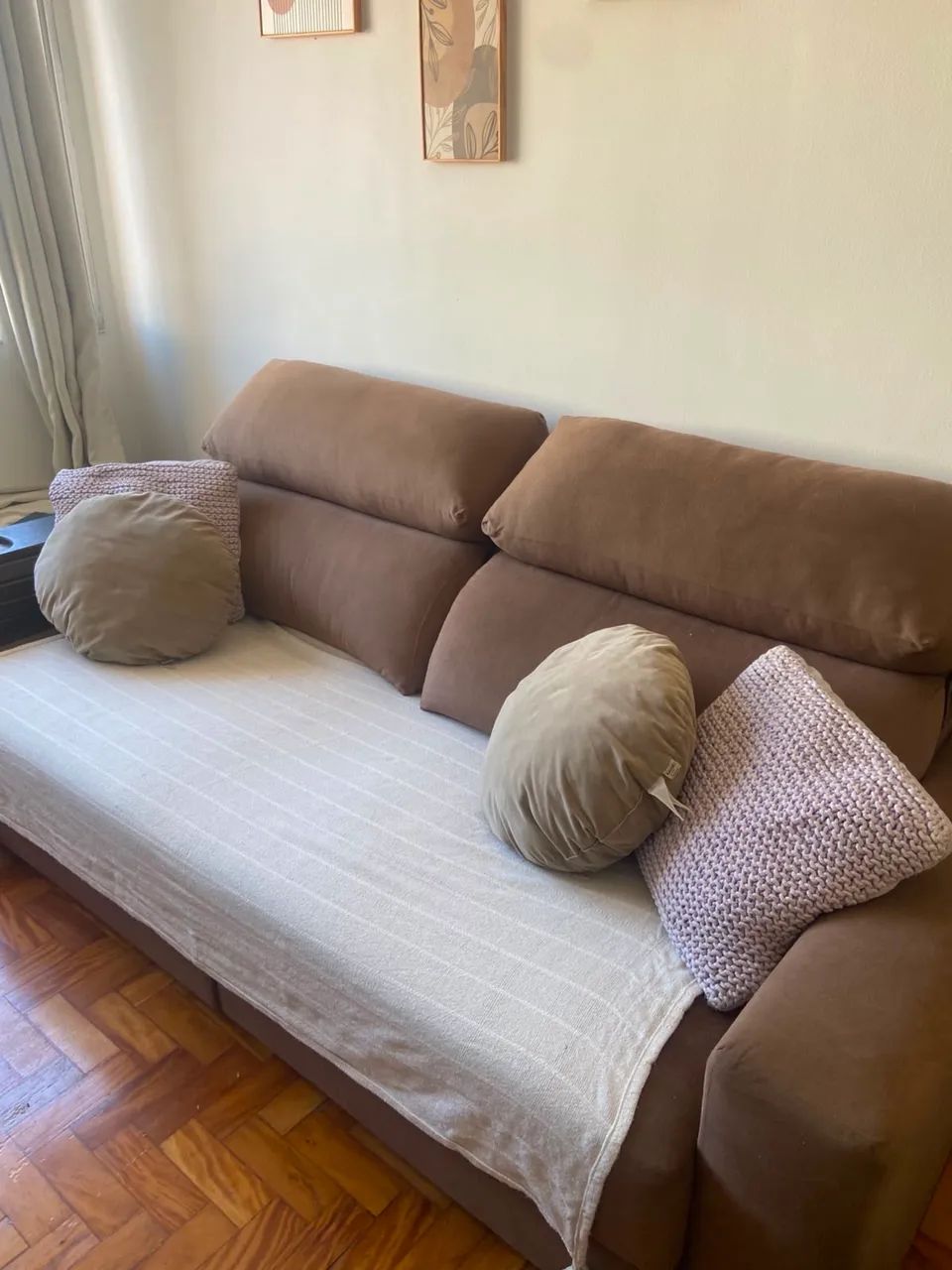 Sofá grande 2,2m retratil 2 lugares - Foto 2