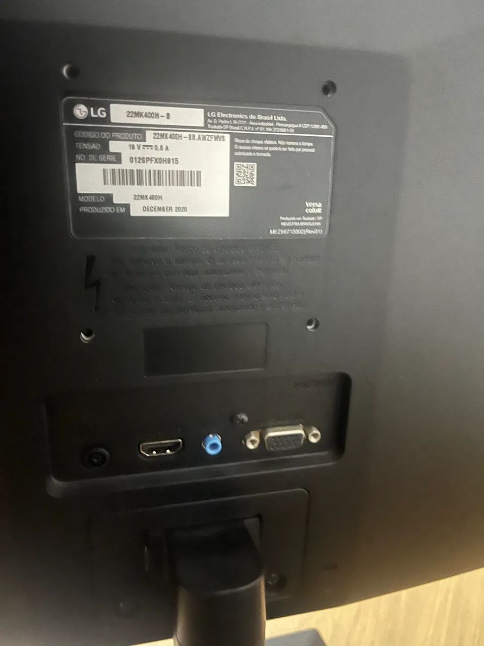 Monitor LG 21,5 Poelgadas Full HD 75Hz  - Foto 3