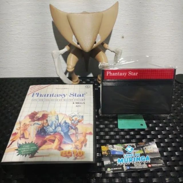 Phantasy Star - Master System - Tectoy - repro - Caixa de locadora