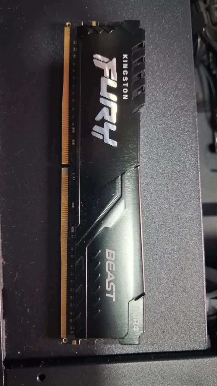 Placa de vídeo e memória ram ddr4 16 ram - Foto 4