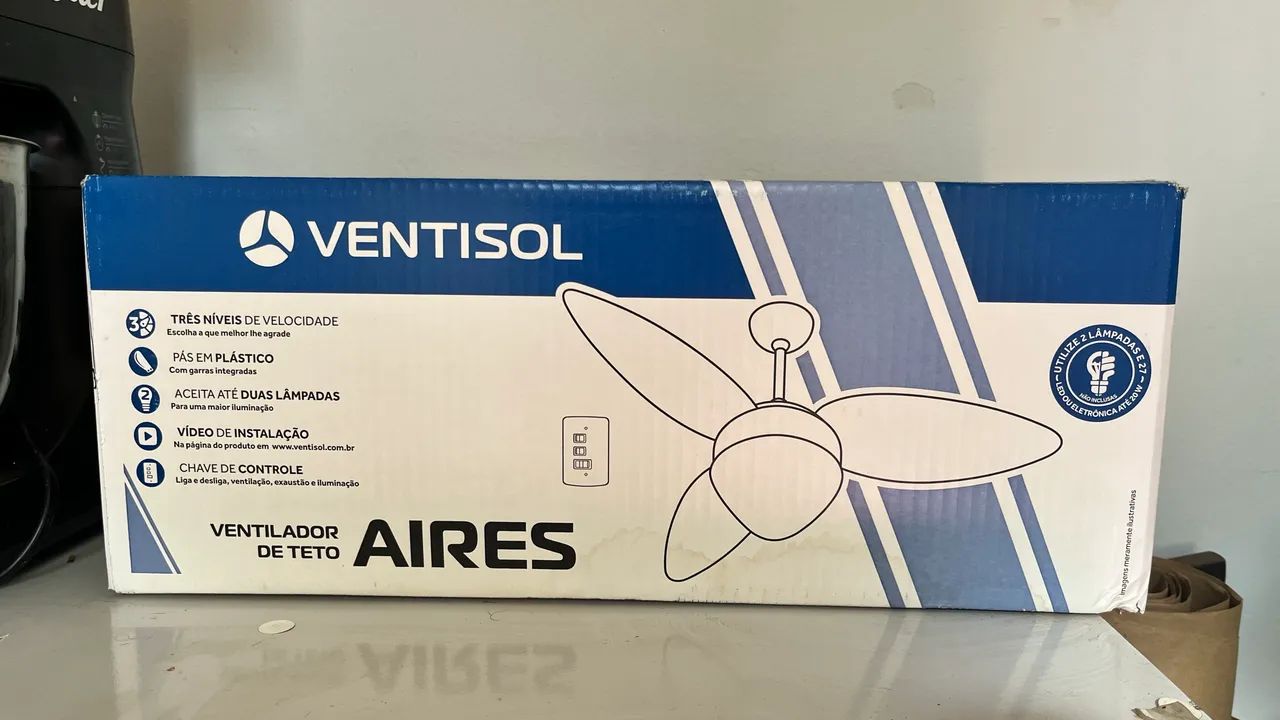 Ventilador de teto nunca usado  - Foto 2