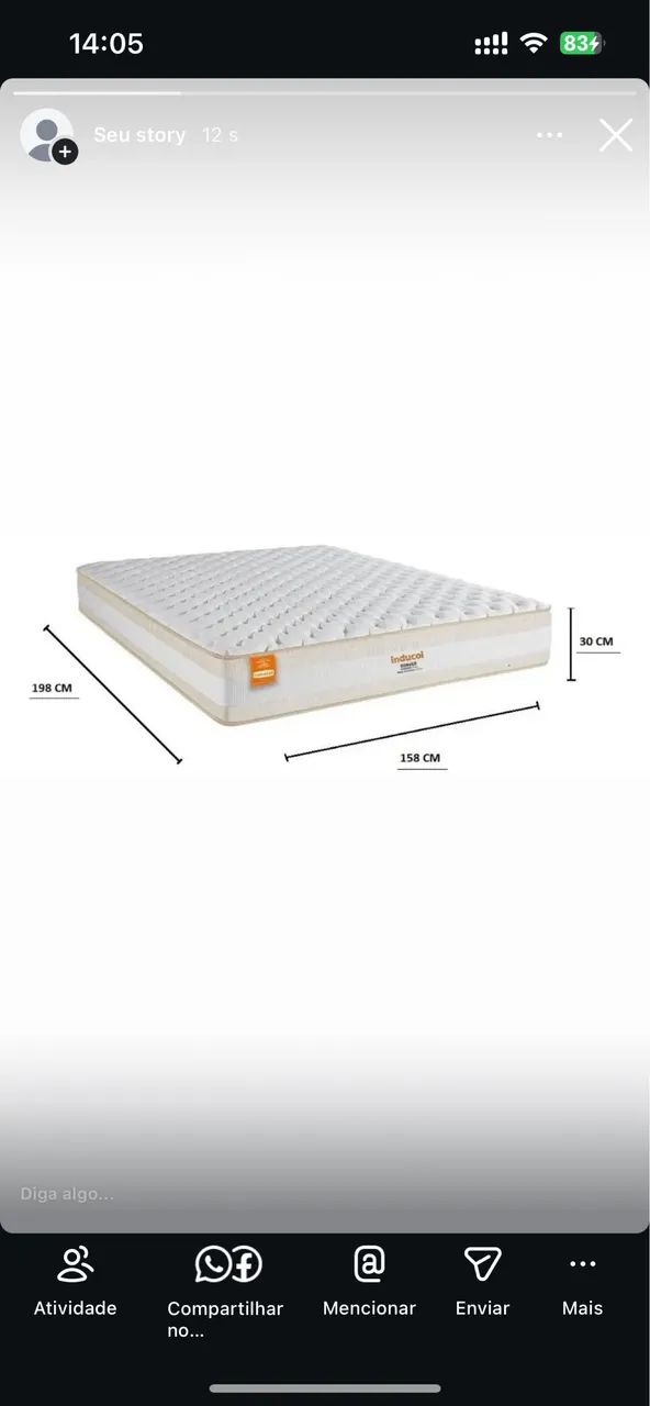 Colchão Denver Inducol Queen LUXO