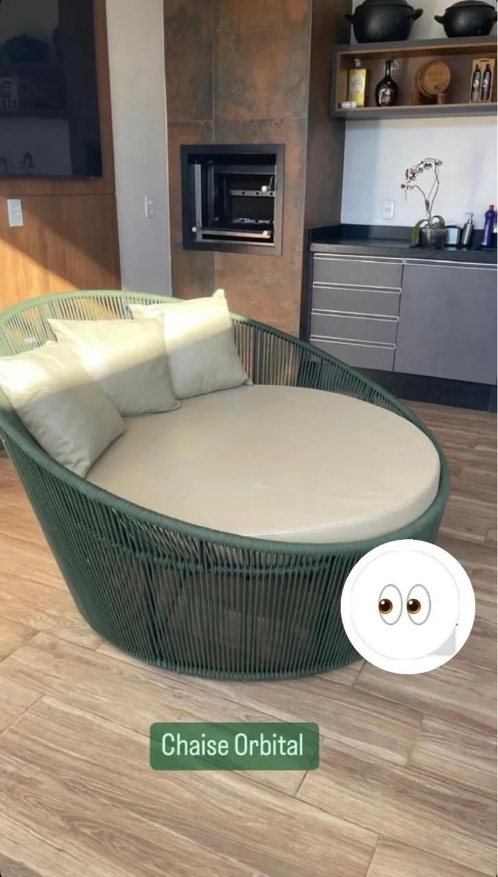 Chaise sofá redondo - Foto 4