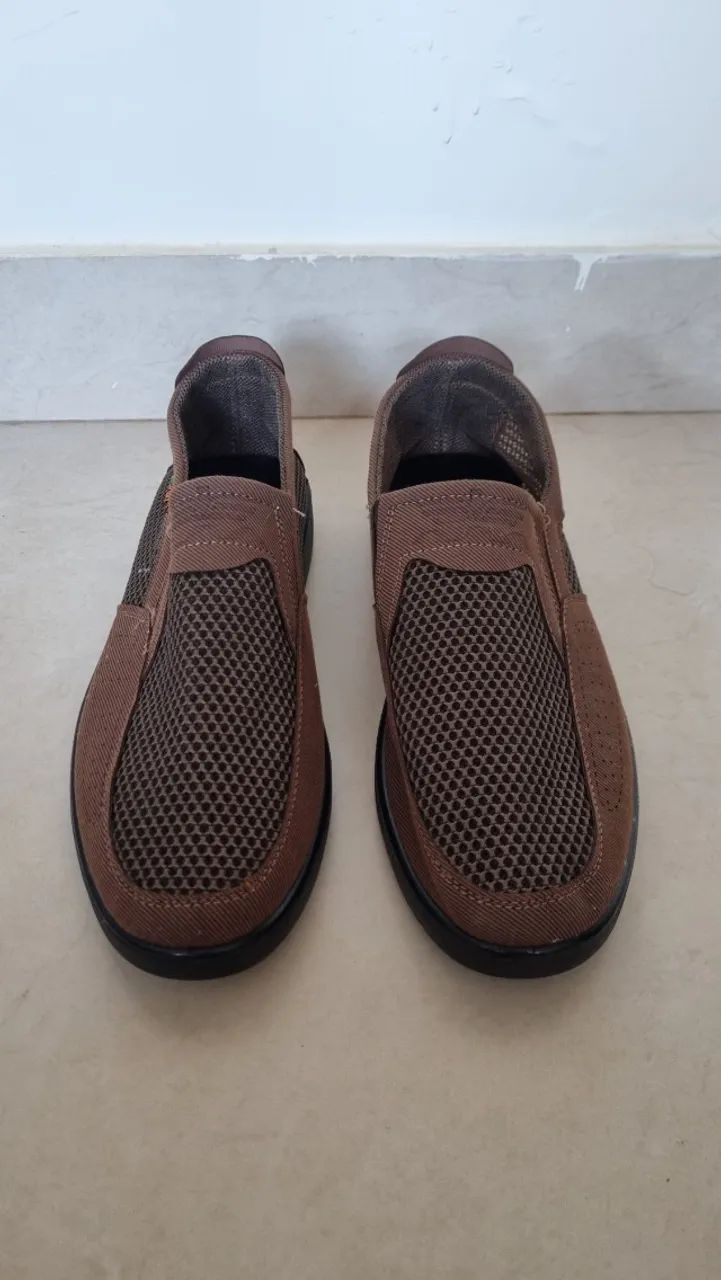 Sapato mocassim masculino algodão  - Foto 2