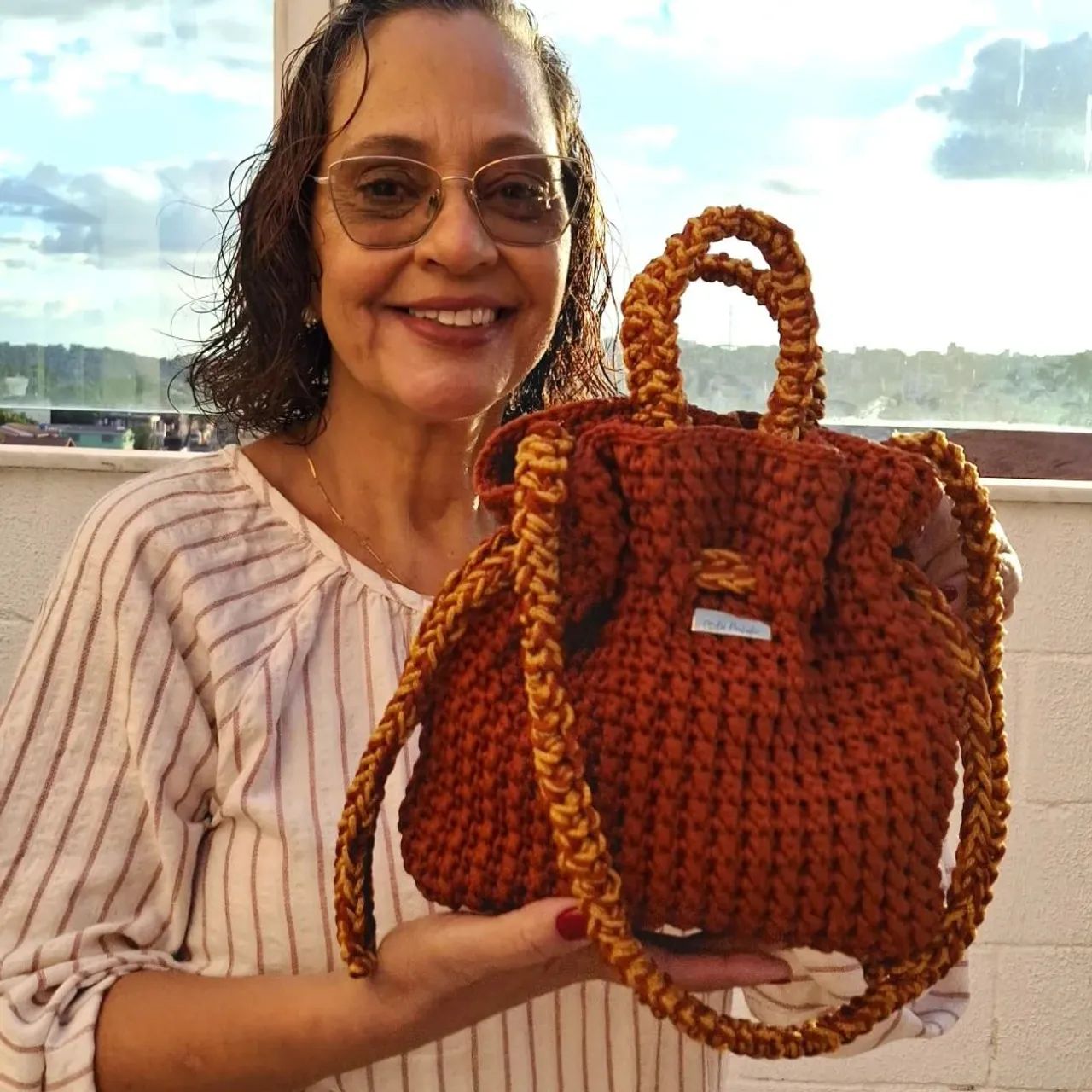 Bolsa de Crochê moderna - Foto 2