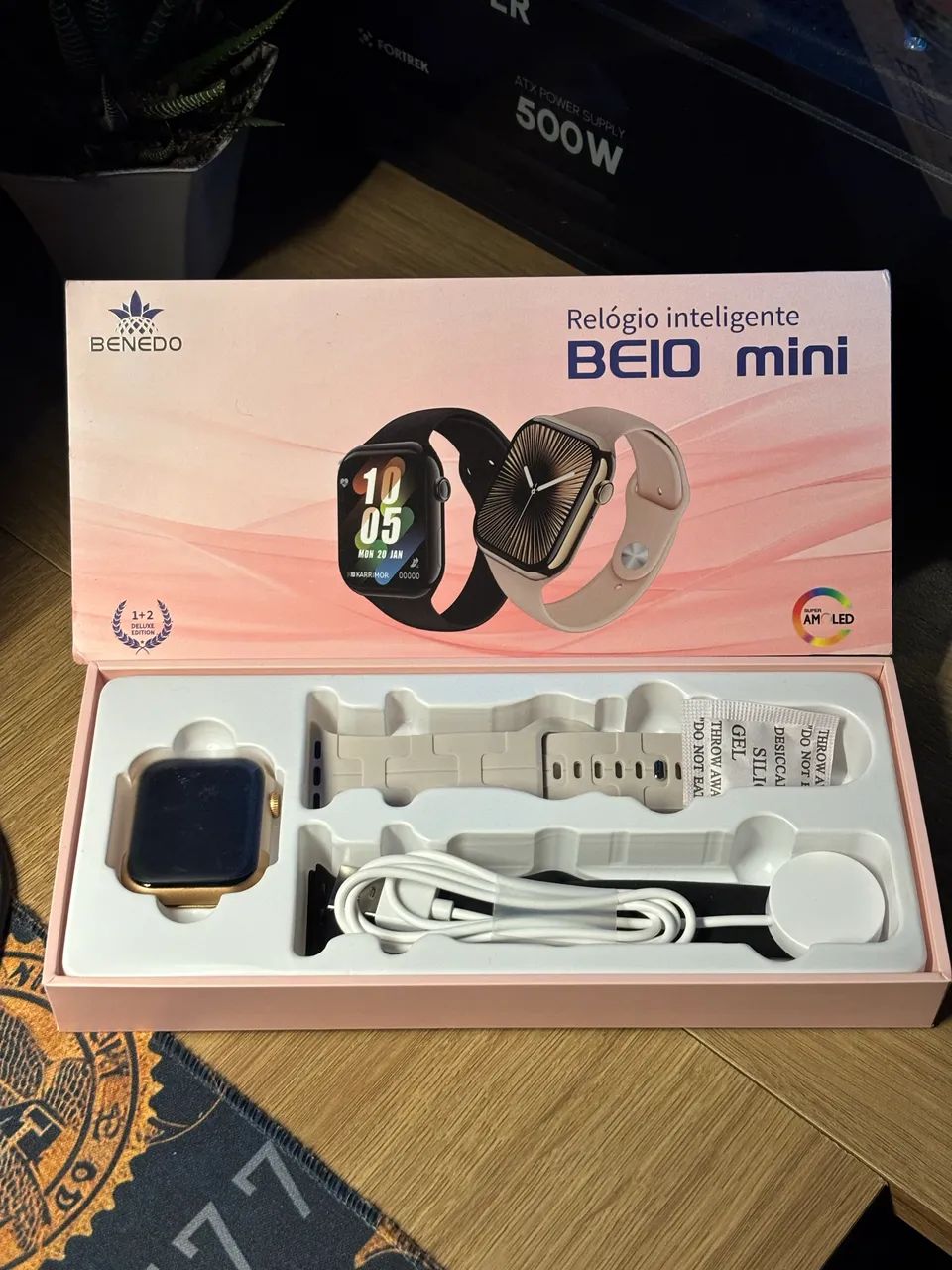Smartwatch série mini 41mm dourado 