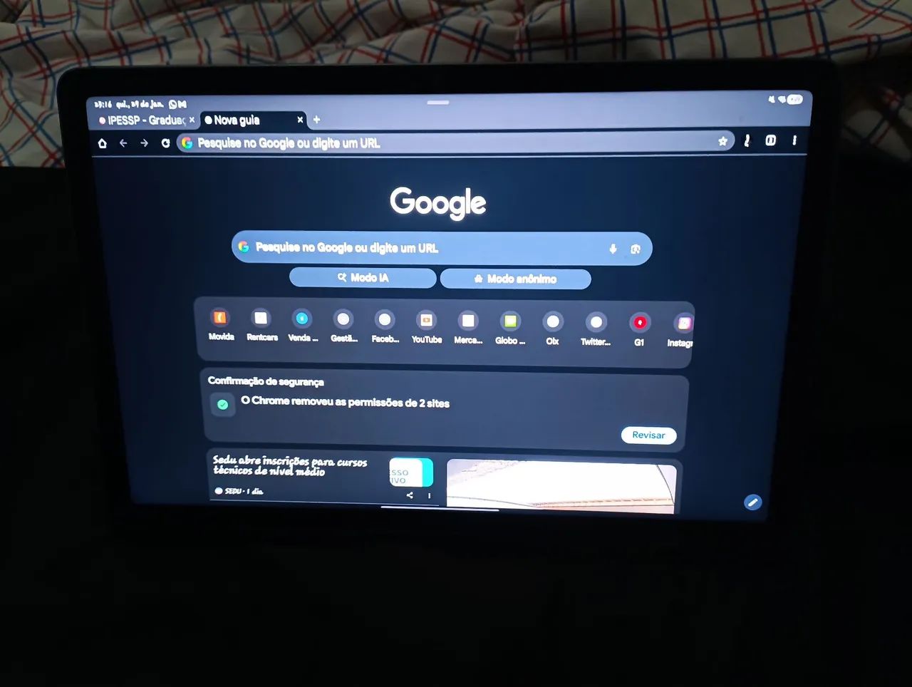 Vendo/Troco Tab s9 Fe  - Foto 3