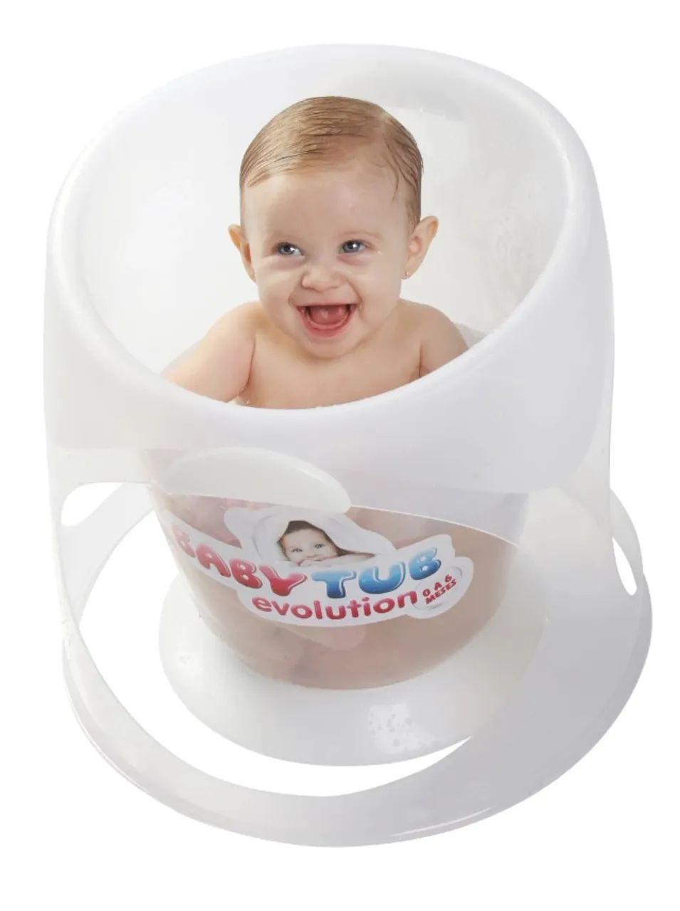 BANHEIRA BABYTUB EVOLUTION TRANSPARENTE - 0 Á 8 MESES