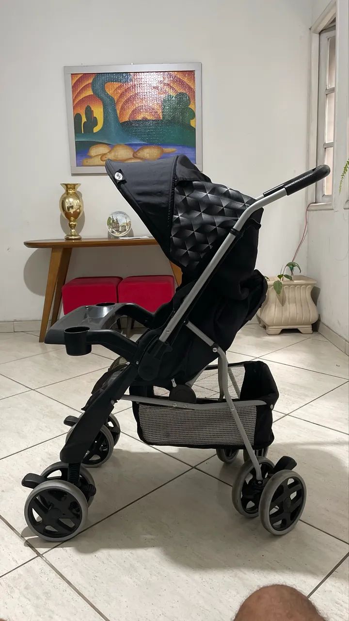 Carrinho de bebê + bebê conforto - perfeito estado - Foto 4