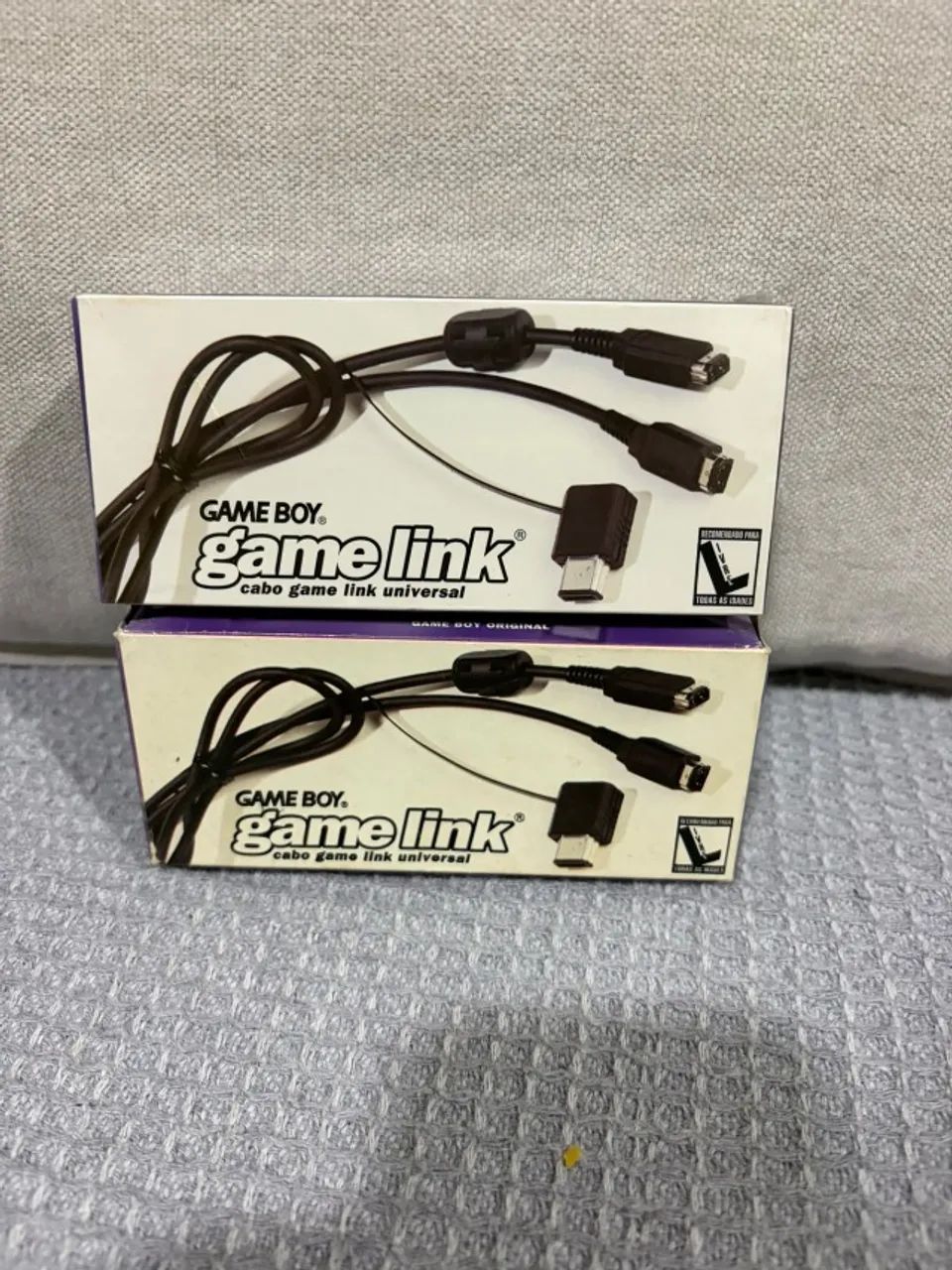 2 GameLink Gameboy - Lacrado e CIB