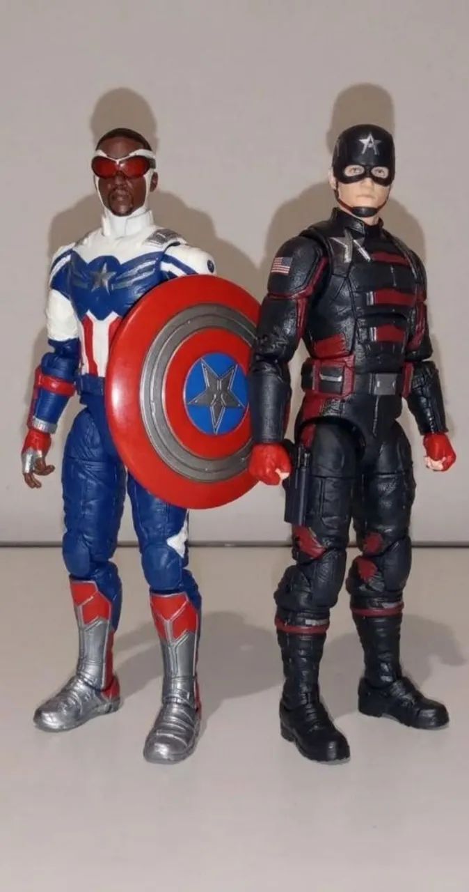 Capitão América San Wilson e Jhon Walker Marvel legends 