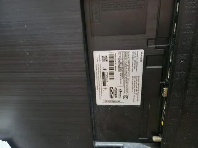 tv samsung qled 75 polegadas completa funcionando apenas meia tela - Foto 2