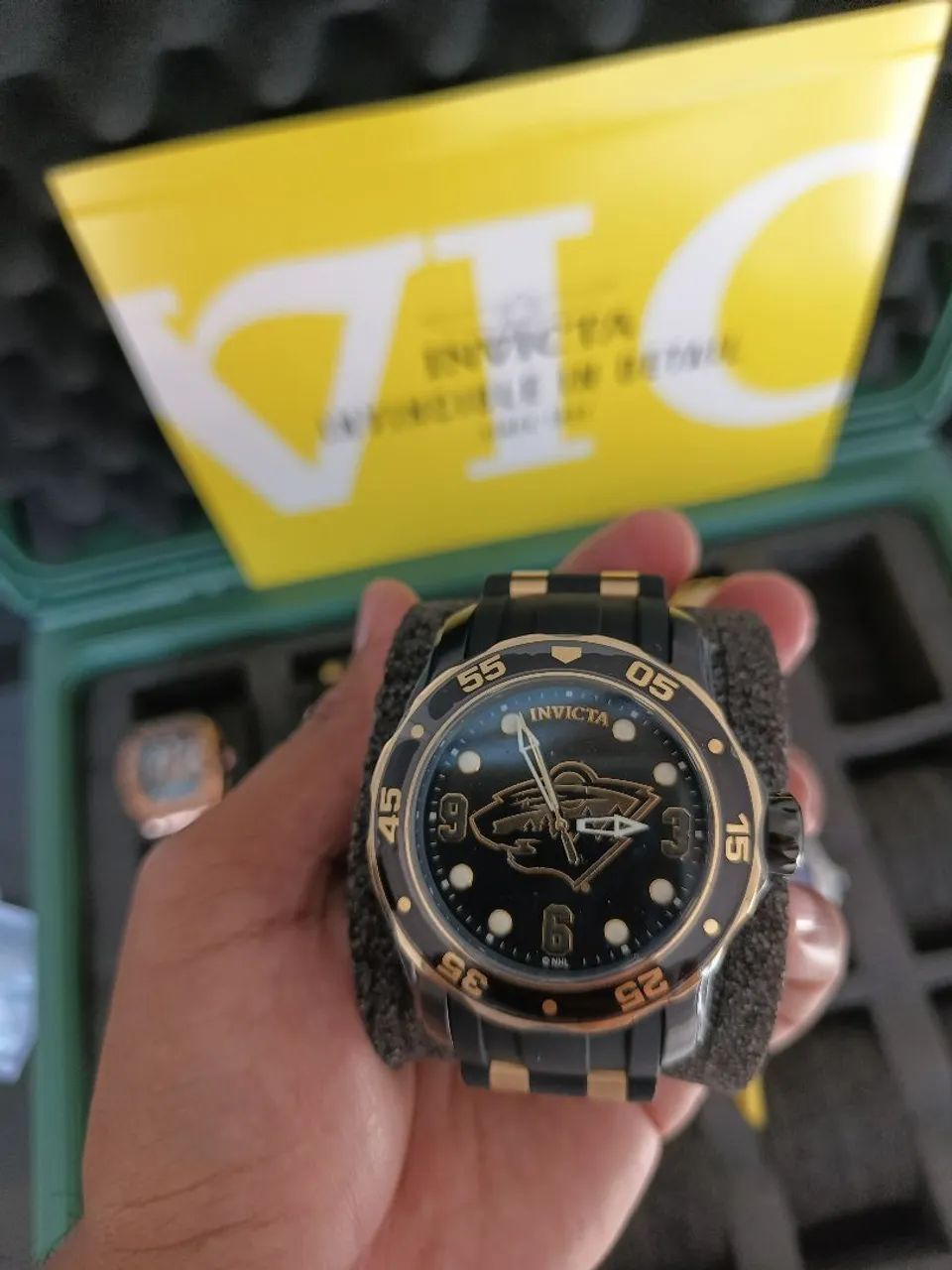 Relógio invicta original edição limitada NHL 