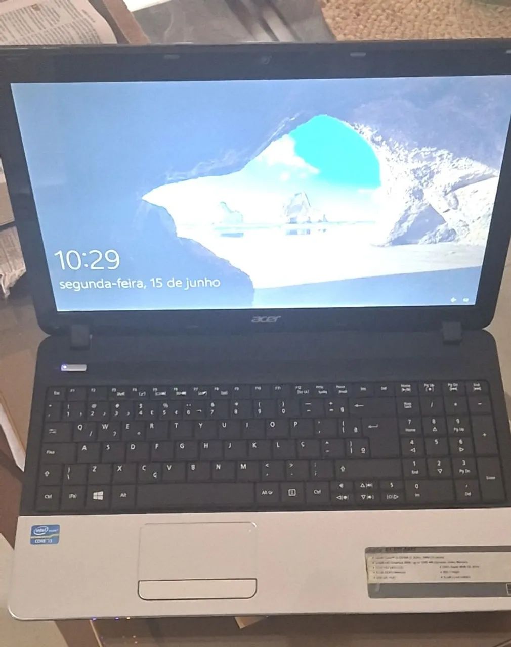 Nothebonk  acer  500 gb de hd
