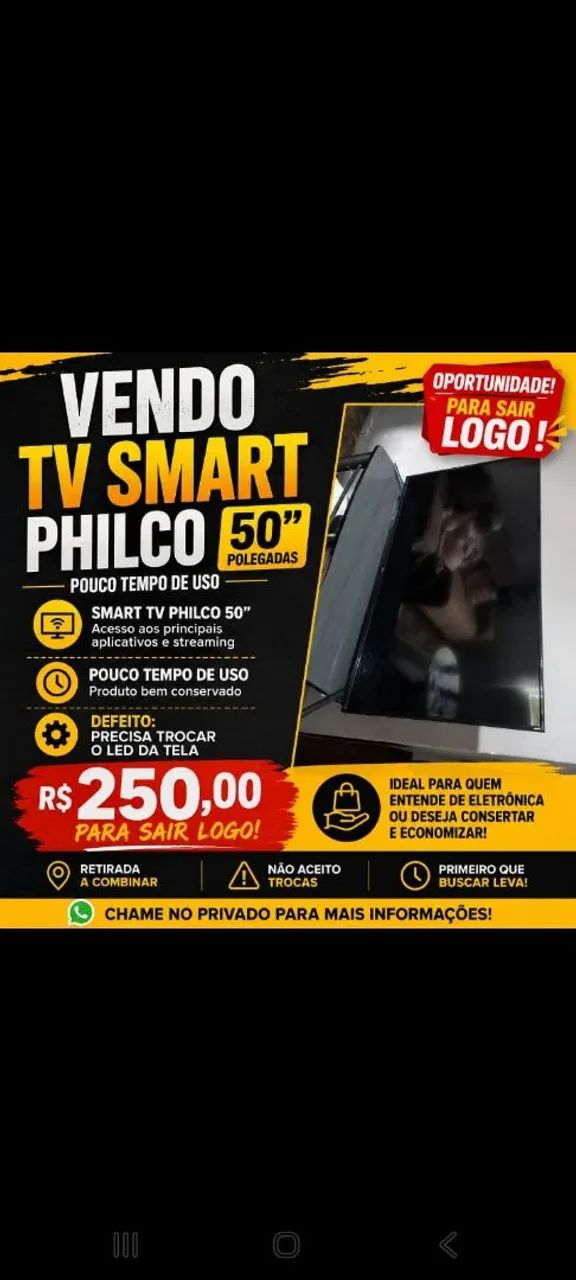 Tv smart Philco 50 polegadas 