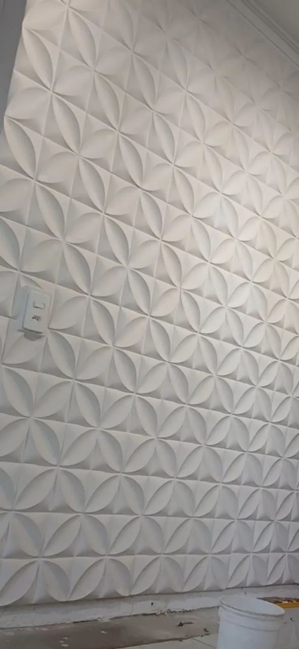 Parede 3 D gesso obra do arte - Foto 4