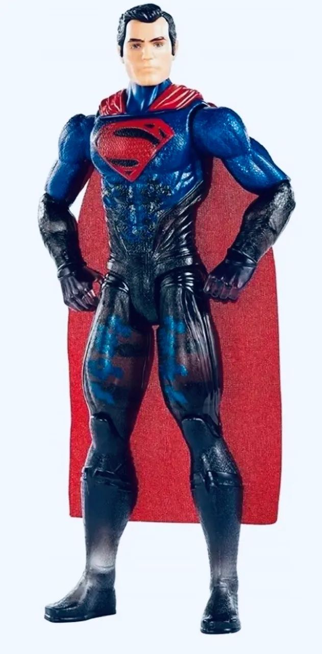 Boneco Superman camuflado 30 cm semi novo  - Foto 3