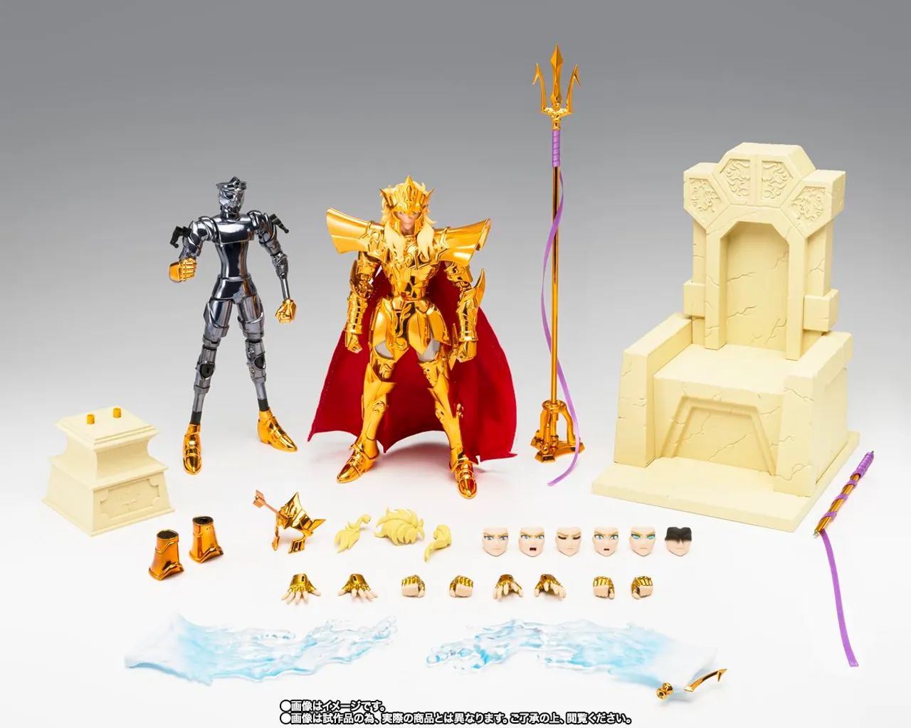 Cloth Myth Exm Poseidon Imperial OCE Bandai Lacrado  - Foto 3