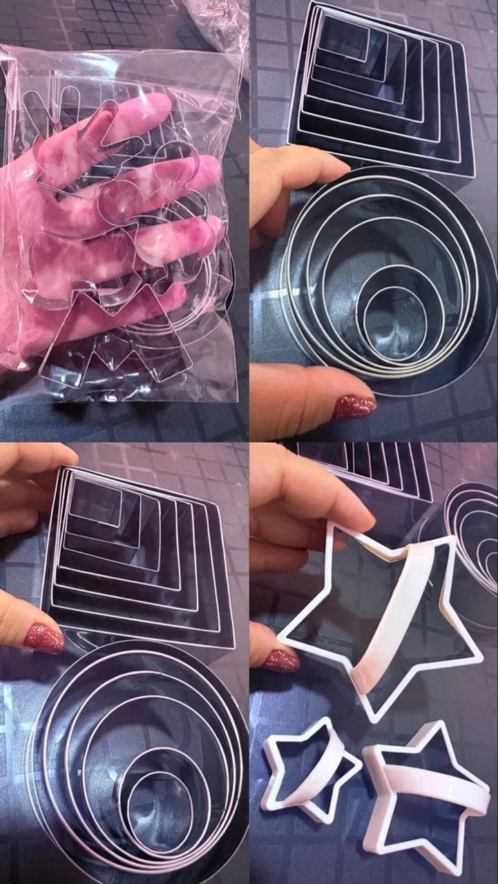CORTADORES, STENCIL E CARIMBOS PARA BISCOITOS - Foto 3