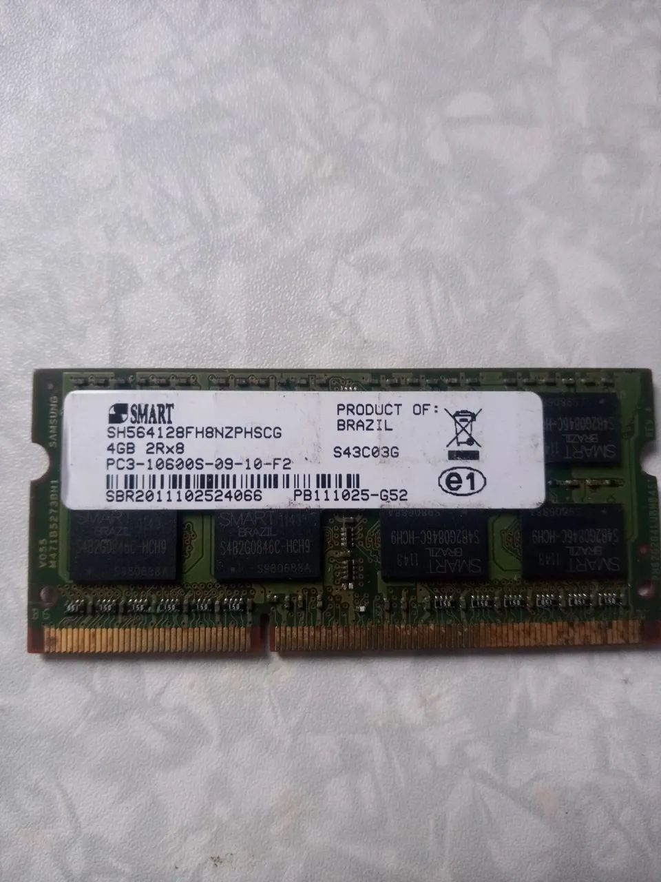 Memória SMART 4gb 2Rx8