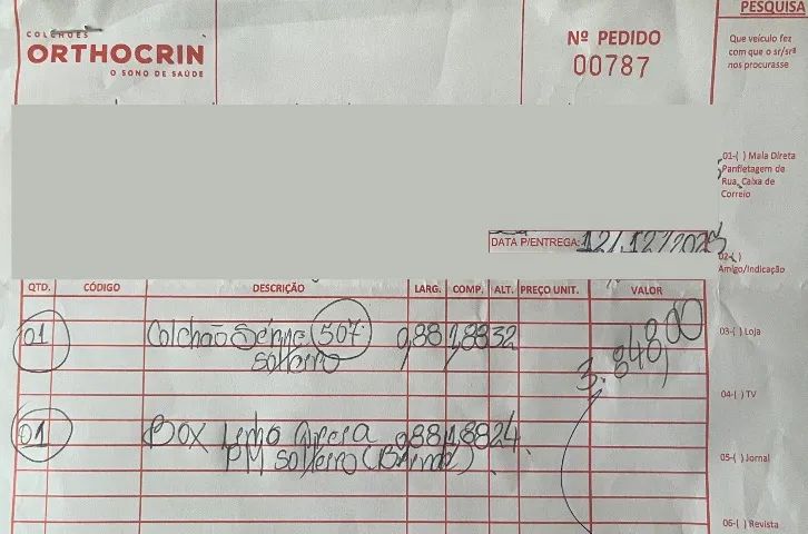 Colchão Solteiro Orthocrin Série 507 + Box - Foto 4