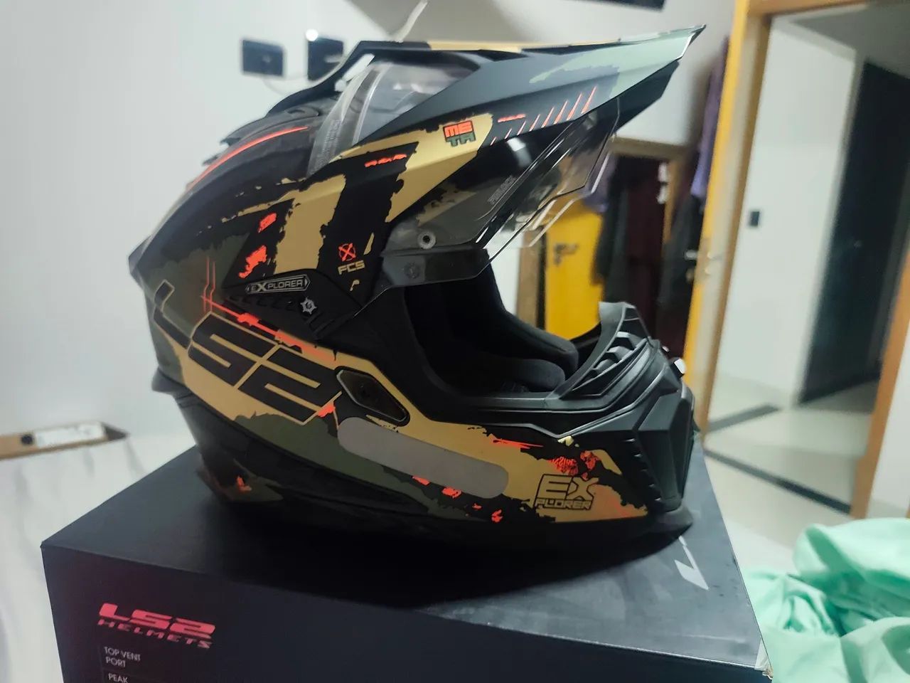 Acessórios para motocicleta capacete - Foto 3