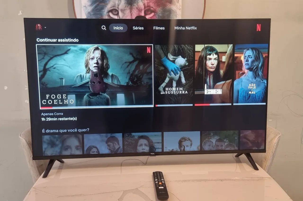 Tv smart TCL 43" Polegadas Full HD - HDR - Bluetooth - Sistema Android -  Bordas infinita - Foto 2