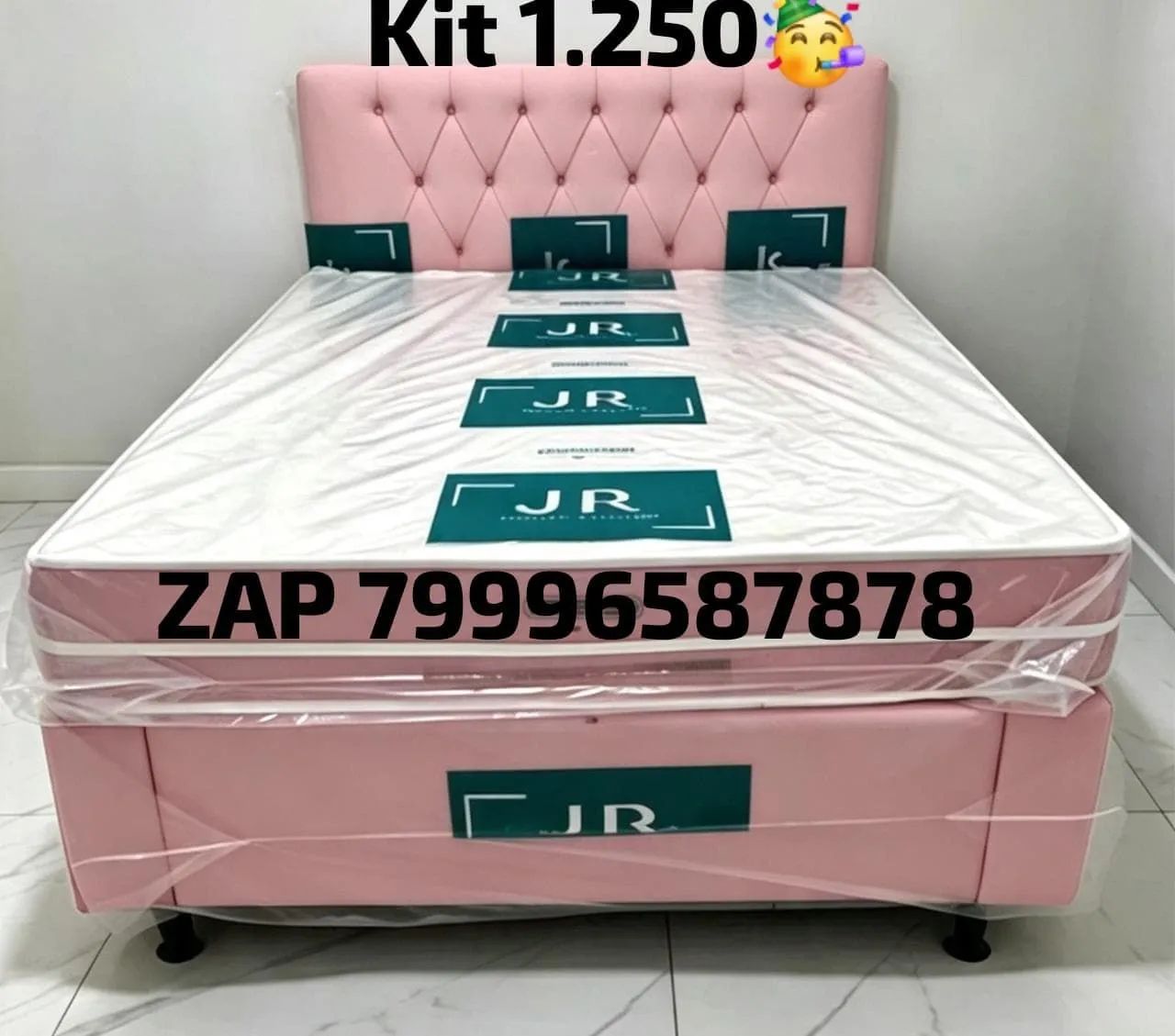 Base box bipartida Cama box solteirão cabeceira colchão 