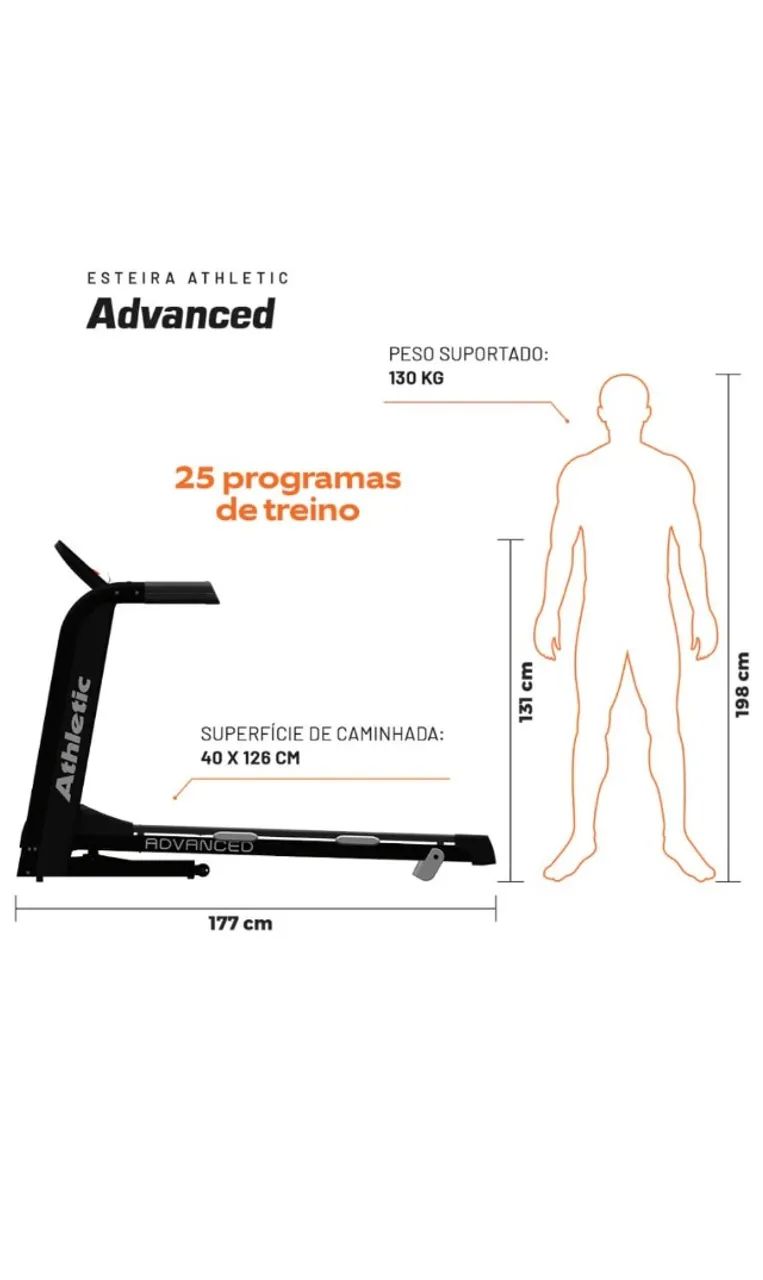 Esteira Atletic Advanced  - Foto 4