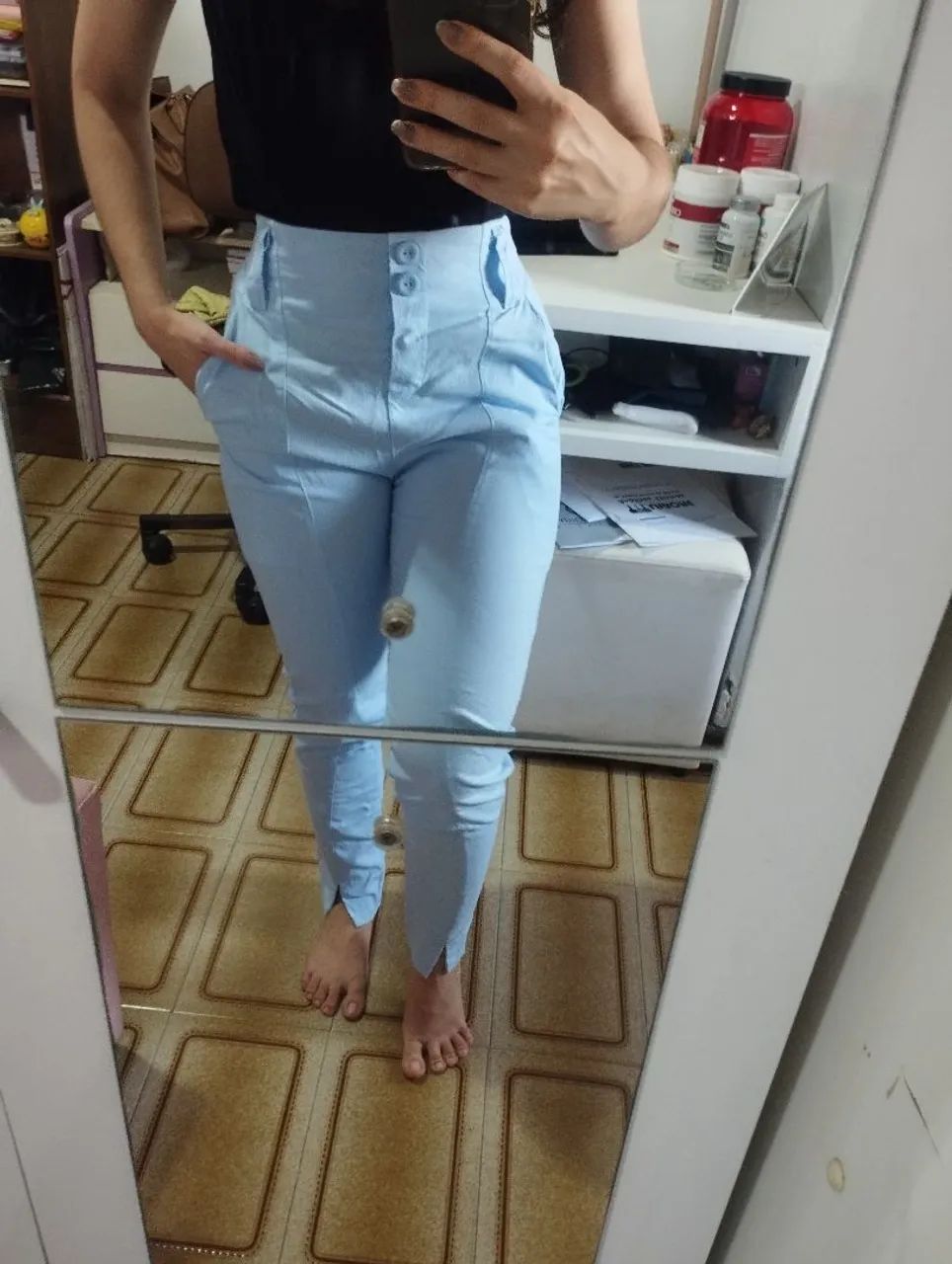 Calça azul 