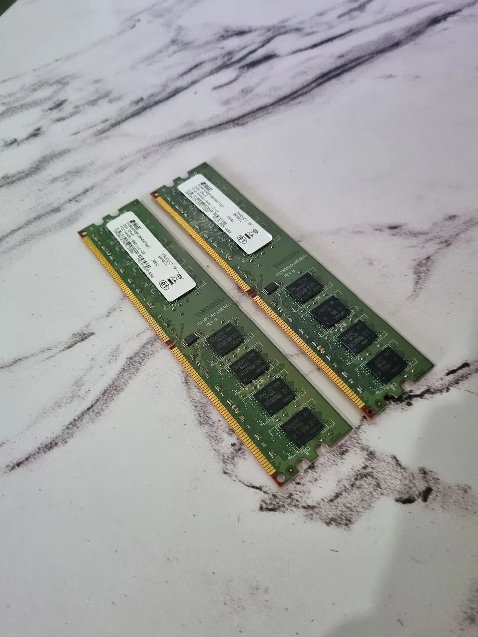 Kit Memoria ram 4gb ddr2, 2x2 = 4gb, em perfeito estado funcionando perfeitamente - Foto 3