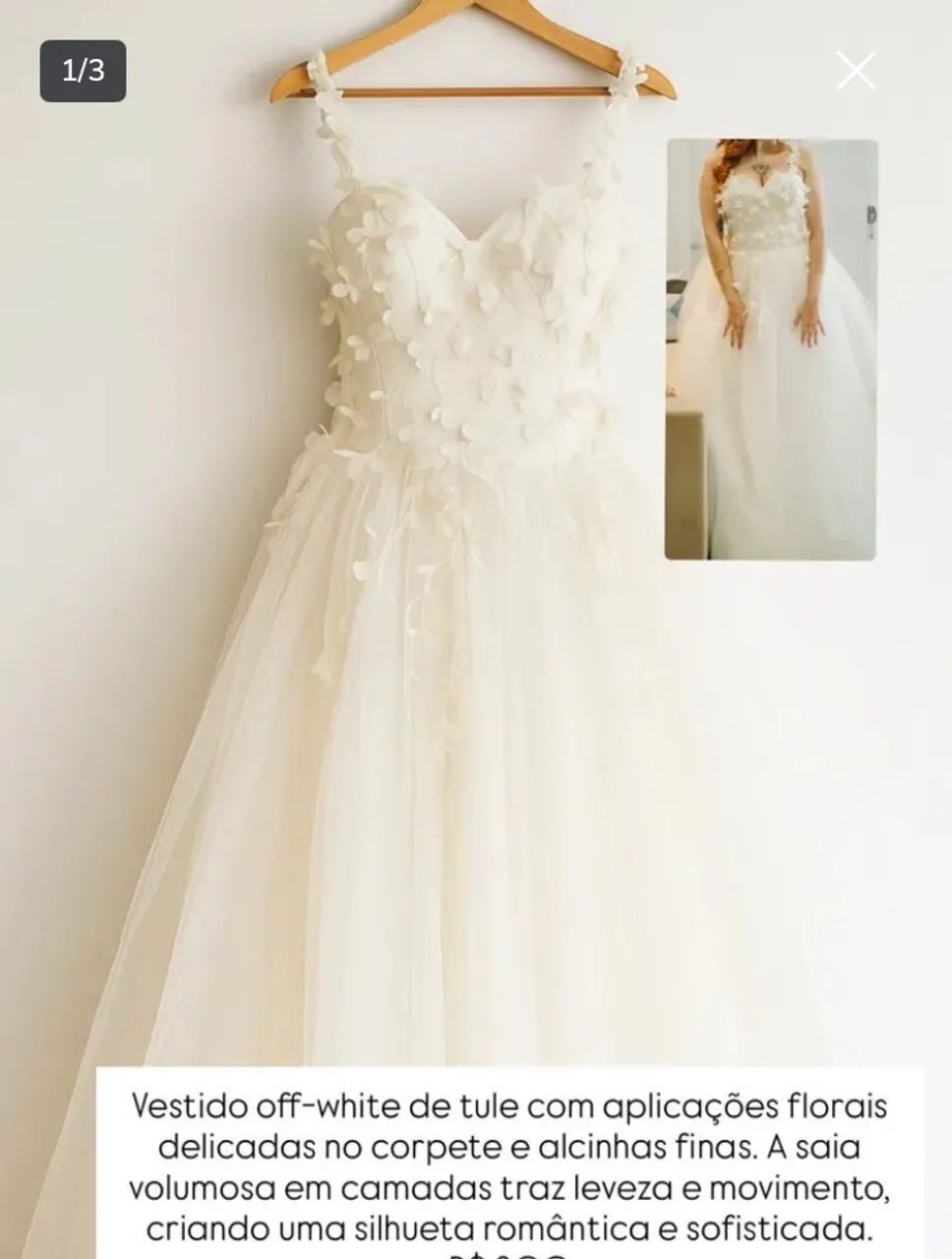 Vestido de noiva  - Foto 3