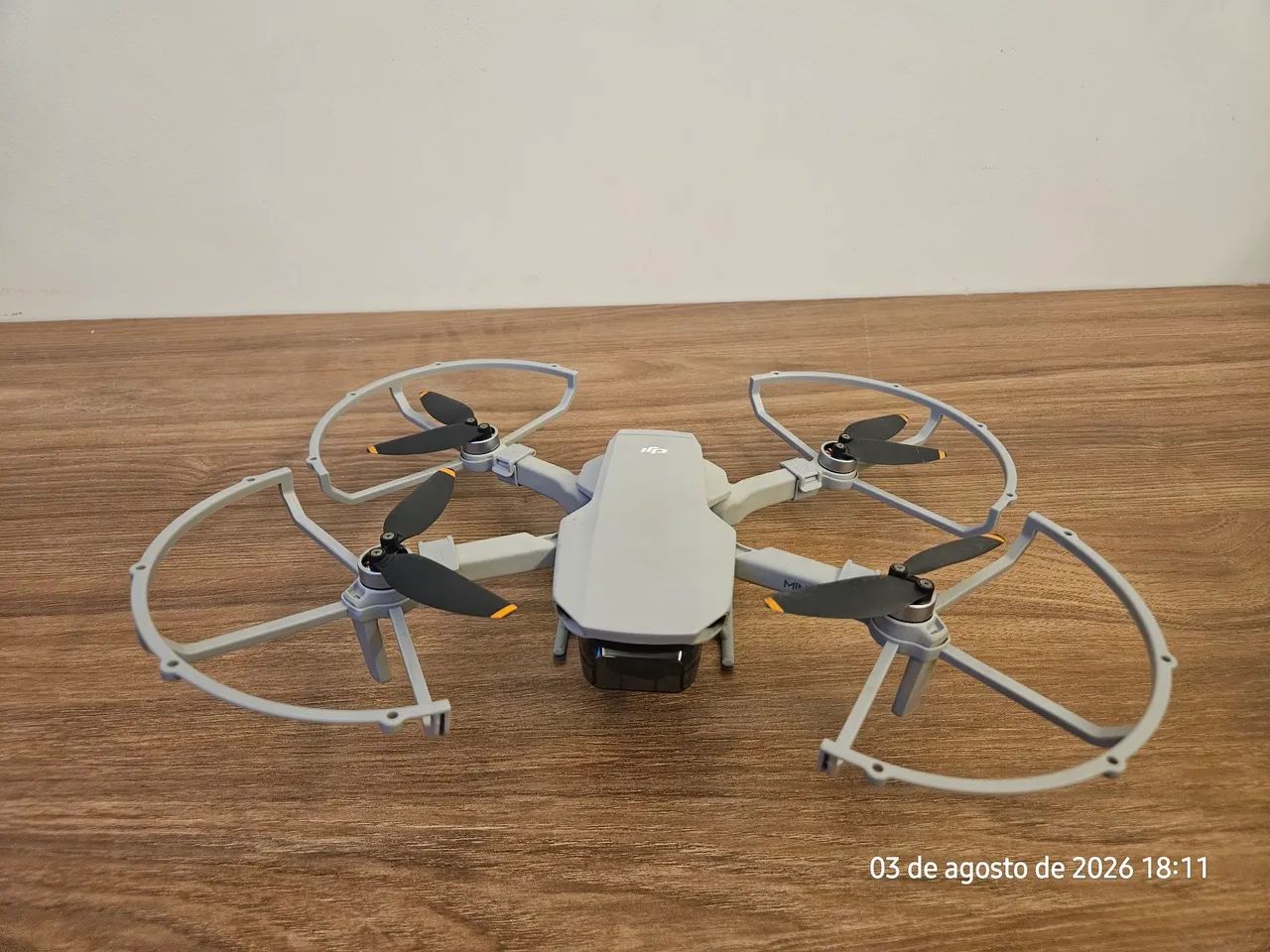 Drone dji mini 2 se + protetor de hélice e suporte de pouso - Foto 2