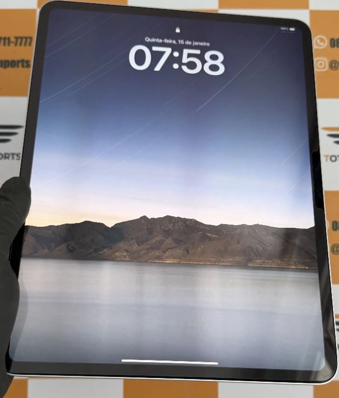 Apple iPad Pro 13pol M4 WiFi 256GB Prateado Perfeito estado - Foto 2