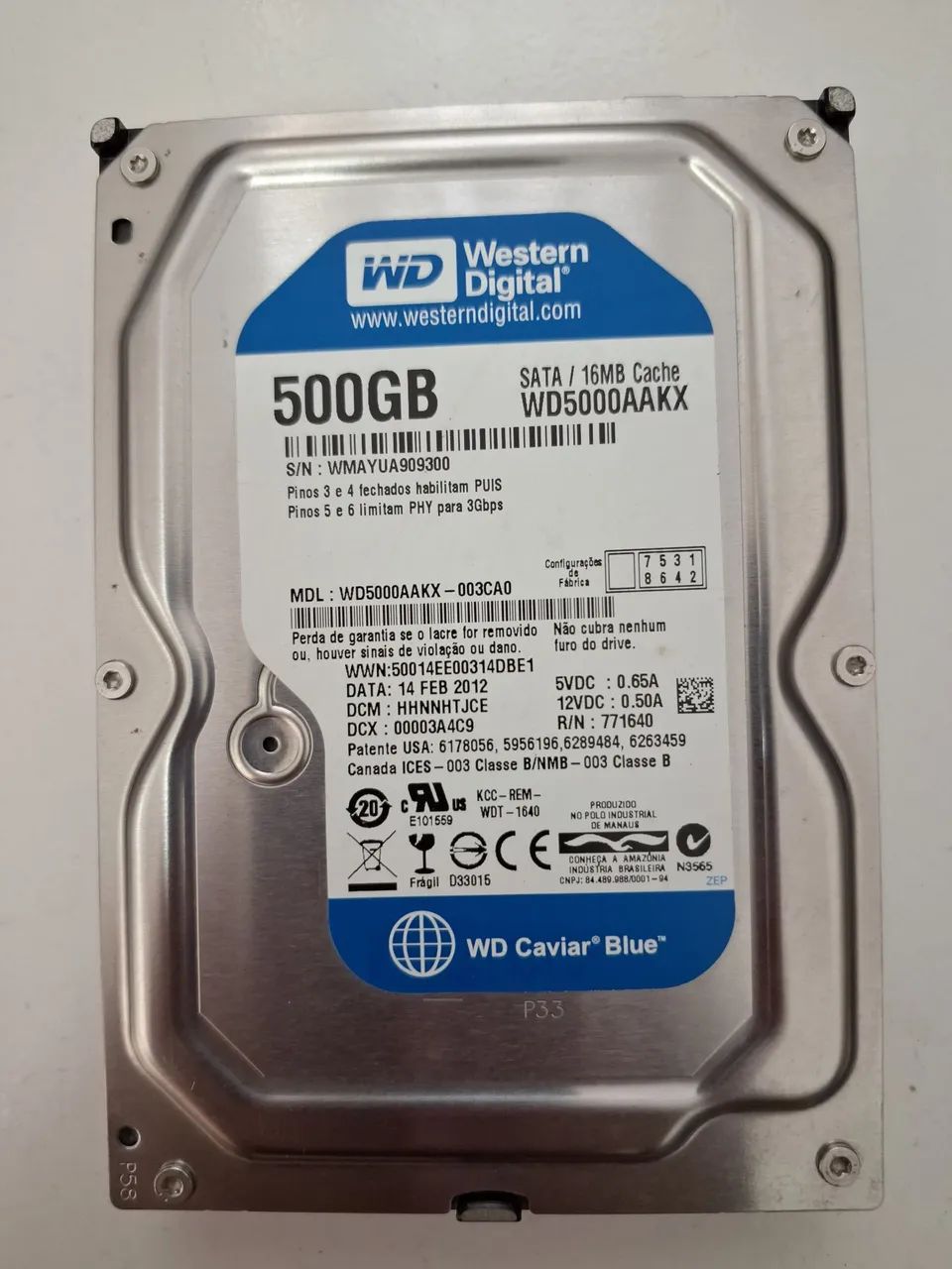 Hd wd 500GB cftv cpu dvr  - Foto 2
