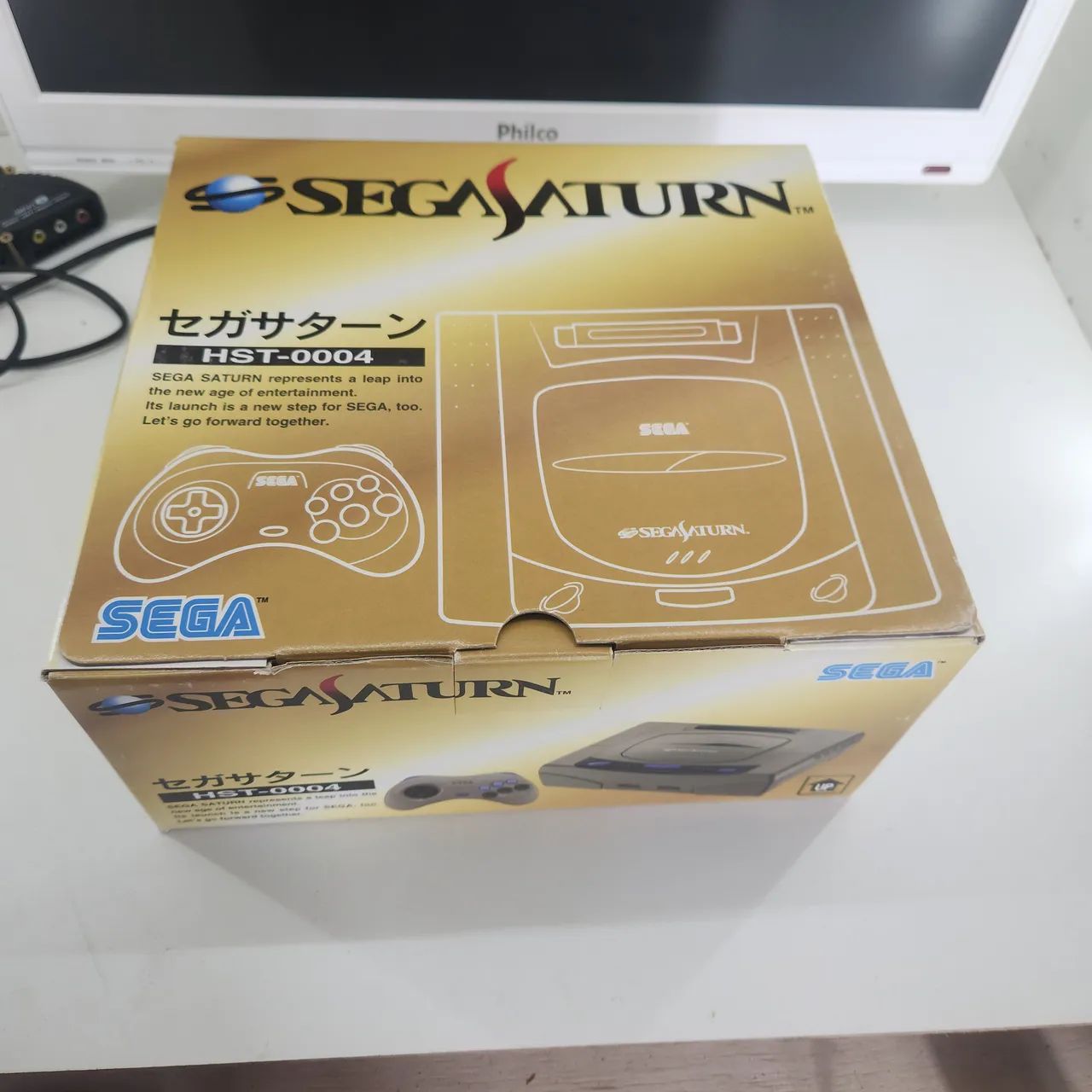 Sega saturno cinza CIB