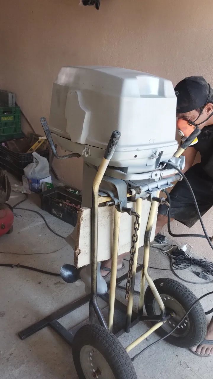 Motor de popa lancha 45hp - Foto 4