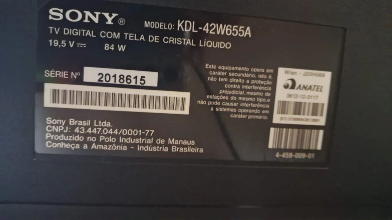 Vende-se TV Sony