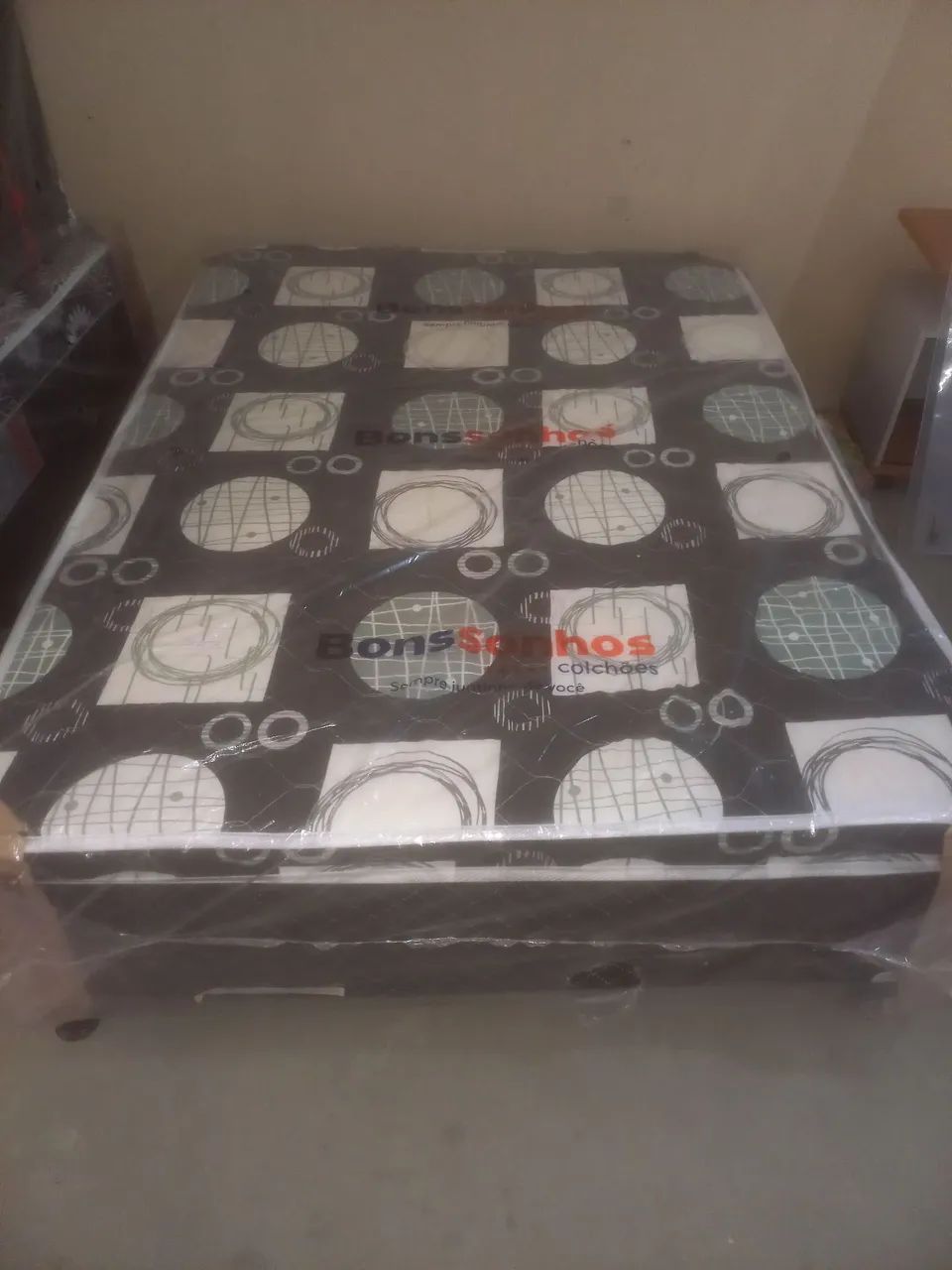 CAMA BOX CASAL, NOVA ZERADA no plastico