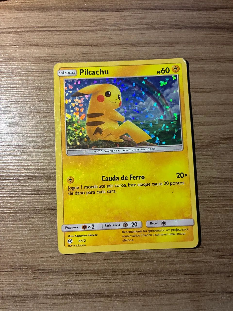 Carta Pokémon Pikachu (6/12)