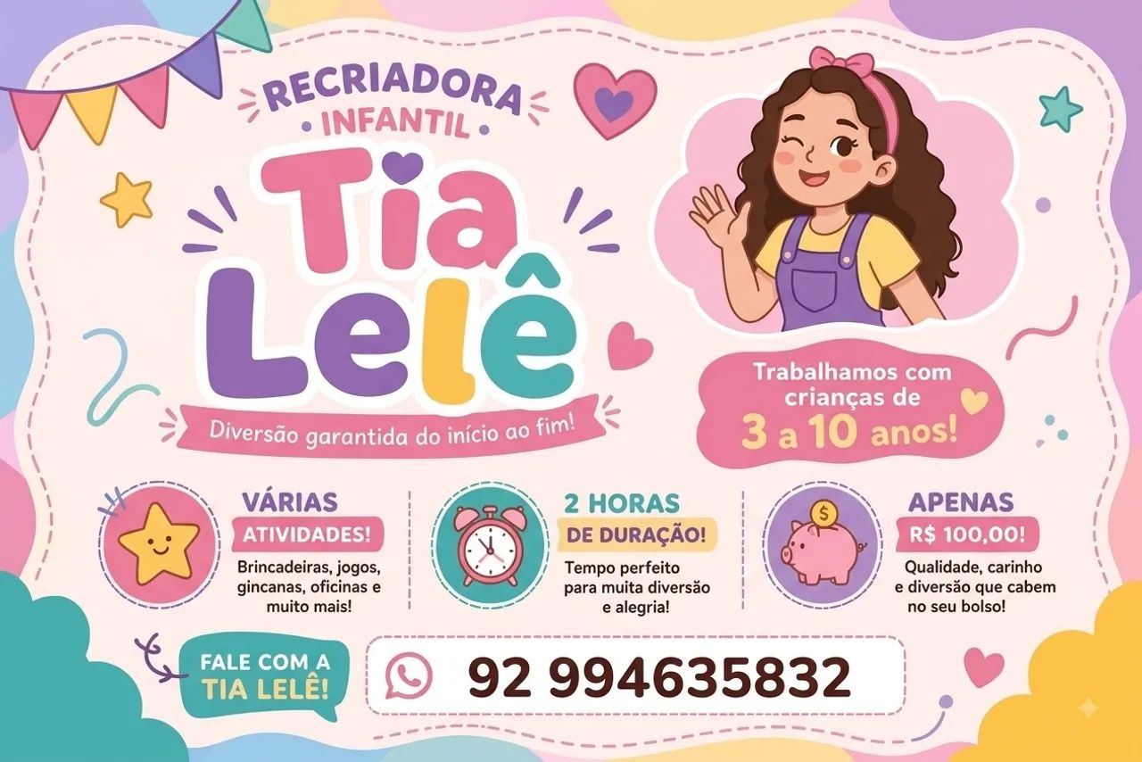 recreação infantil para eventos